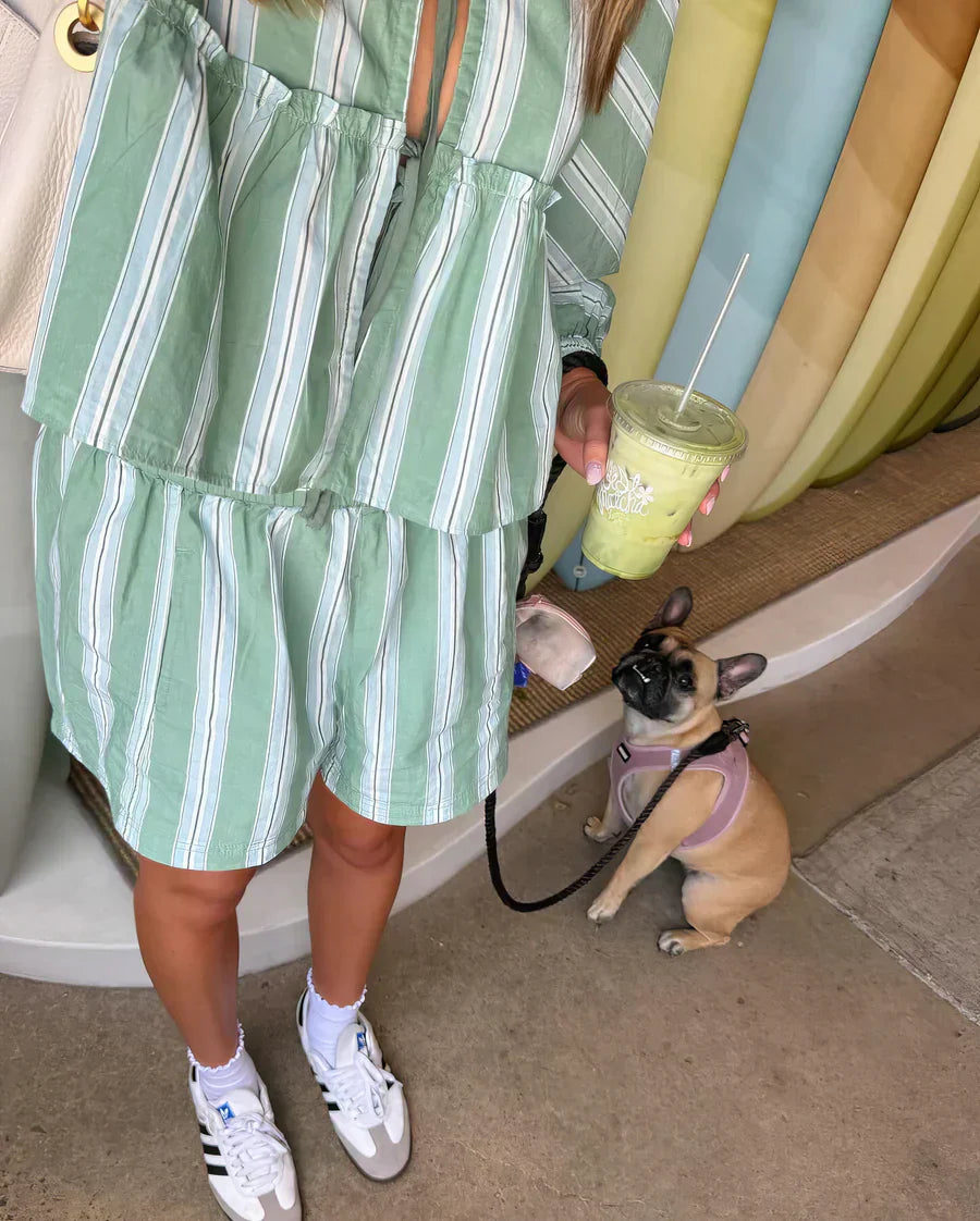 Tera - To-delt Stribet Sommeroutfit